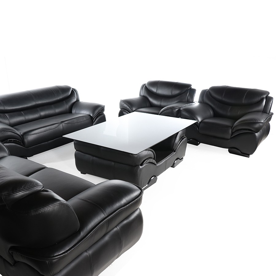 Black Kirsty lounge suite set