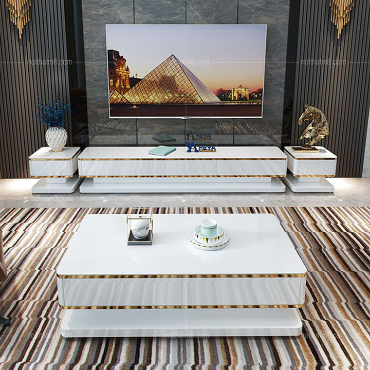 Modern Tv Cabinet and Coffee Table Set