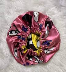 Satin hair bonnets