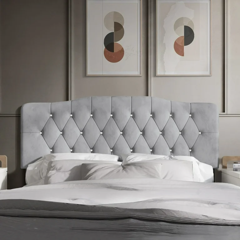 King Sized Button Headboards